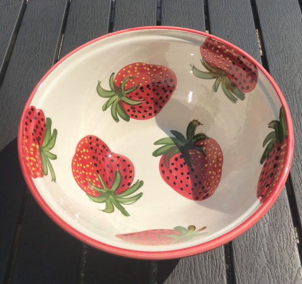 Erdbeerschüssel