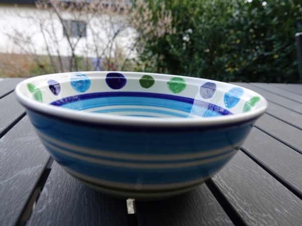 Schüssel, blau/grün