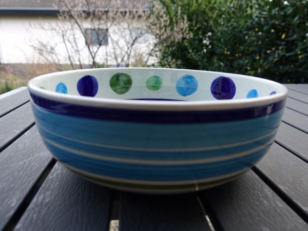 Schüssel, blau/grün